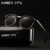 UV400 HD Polarized men women Sunglasses Classic fashion retro Brand Sun glasses Coating Drive Shades gafas De Sol Masculino